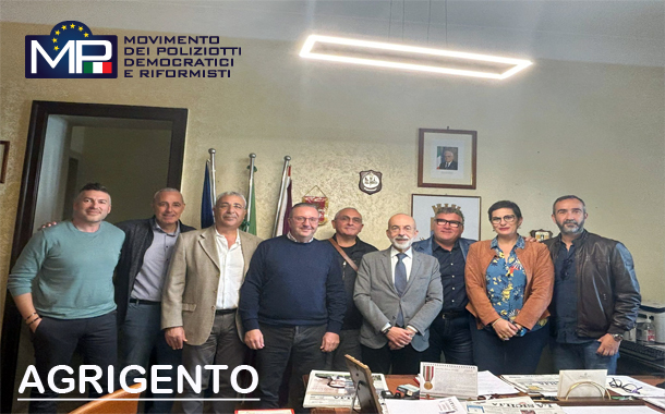 M.P SI CONFERMA PRIMO SINDACATO IN ASSOLUTO DEI POLIZIOTTI AGRIGENTINI