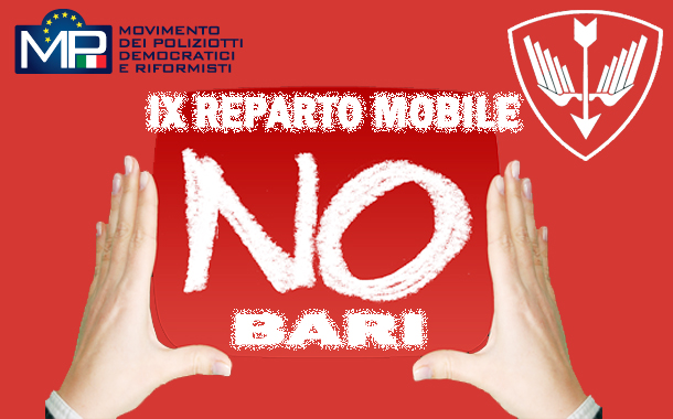 IX REPARTO MOBILE DI BARI SIG. DIRIGENTE COSI' NON VA!