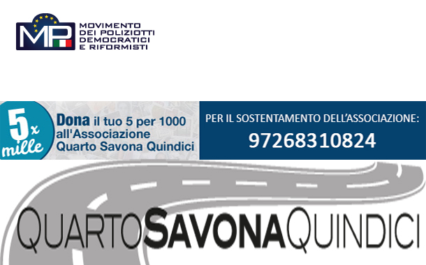 ASSOCIAZIONE DI PROMOZIONE SOCIALE - QUARTO SAVONA QUINDICI - DESTINAZIONE DEL CINQUE PER MILLE