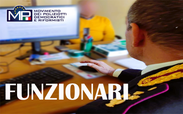 TRASFERIMENTI APPARTENENTI ALLA CARRIERA DEI FUNZIONARI CHE ESPLETANO FUNZIONI DI POLIZIA