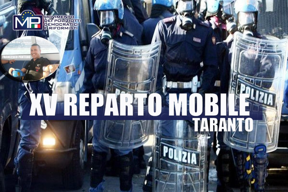 XV REPARTO MOBILE TARANTO IMPROCRASTINABILE UN POTENZIAMENTO DI PERSONALE