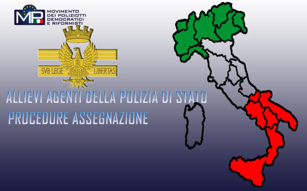 PROCEDURE ASSEGNAZIONI 229° CORSO ALLIEVI AGENTI DELLA POLIZIA DI STATO E CONNESSO PIANO DI DISTRIBUZIONE RUOLO ORDINARIO AGENTI E ASSISTENTI