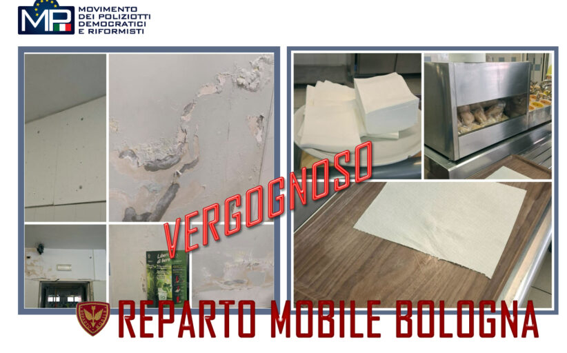 MENSA REPARTO MOBILE DI BOLOGNA SEMPLICEMENTE INDEGNA !
