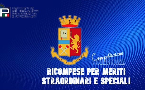 CONSIGLIO PE RICOMPENSE PER MERITI STRAORDINARI E SPECIALI RIUNIONE