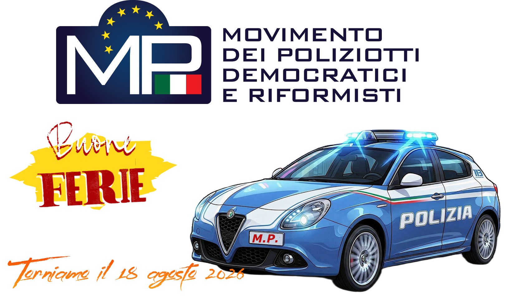 BUONA ESTATE DAL MOVIMENTO DEI POLIZIOTTI DEMOCRATICI E RIFORMISTI